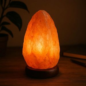 6 Salt Crystal Himalayan Rock Natural Night Light Desk Lamp